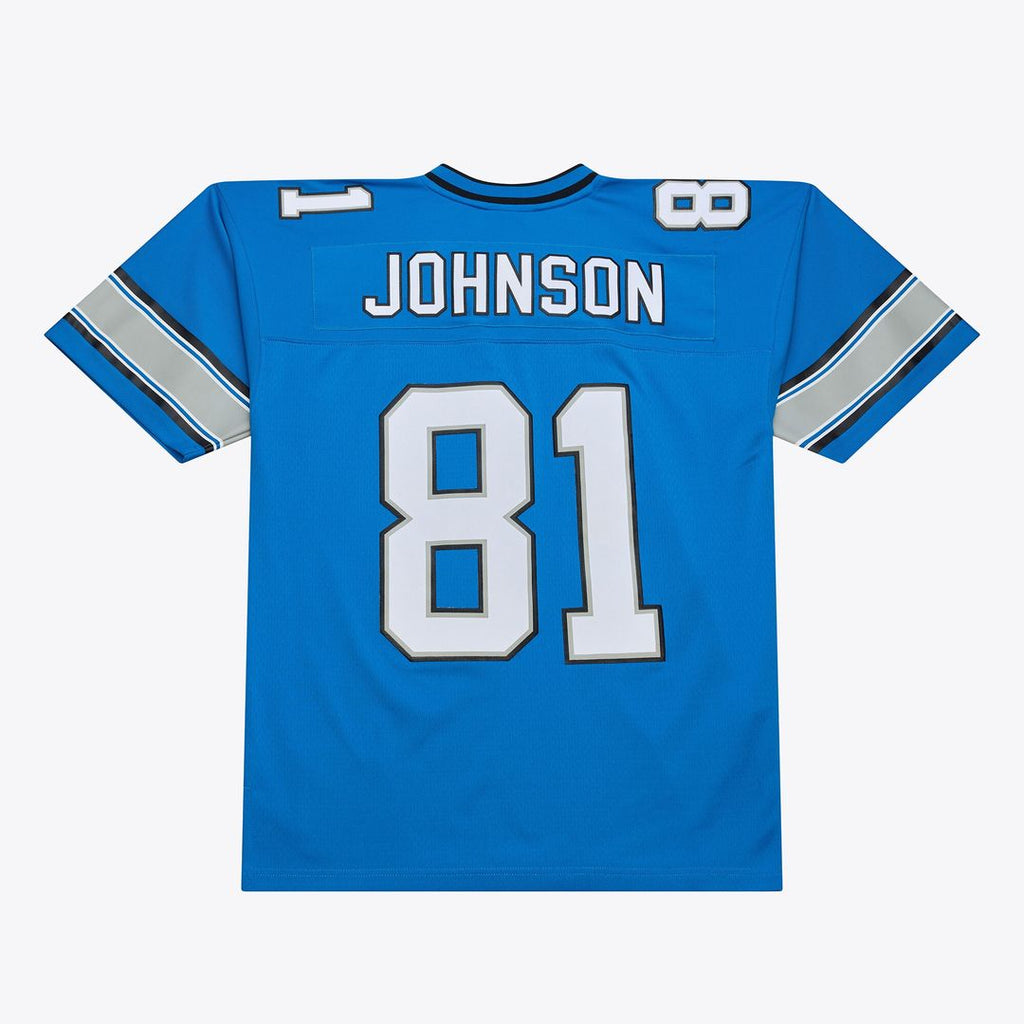 Calvin Johnson Detroit Lions Mitchell & Ness 2007 Legacy Replica Jersey - Blue Official NFL Team Apparel Football Fan Gear