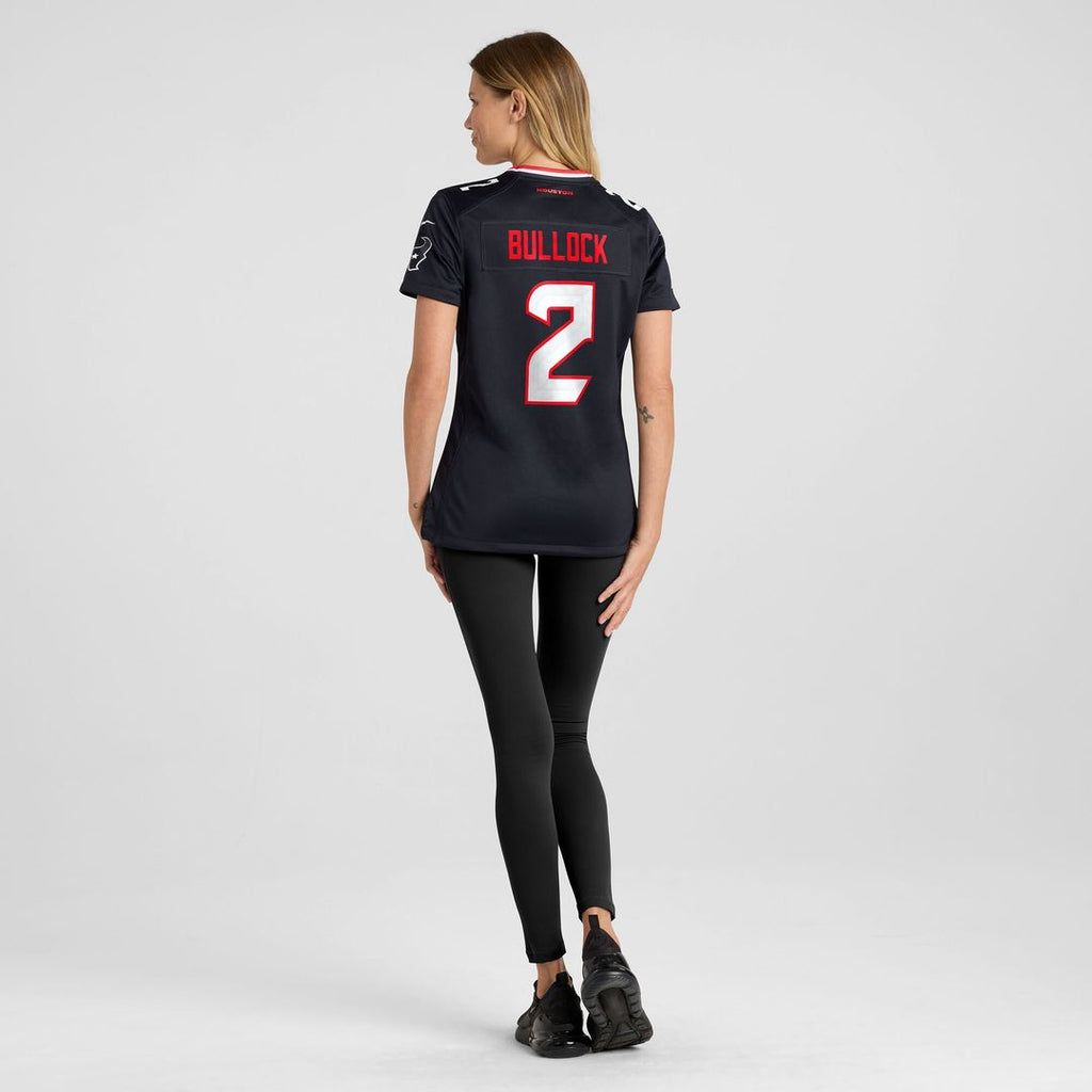 Calen Bullock Houston Texans Nike Women's Team Game Jersey - Navy Official NFL Team Apparel Football Fan Gear