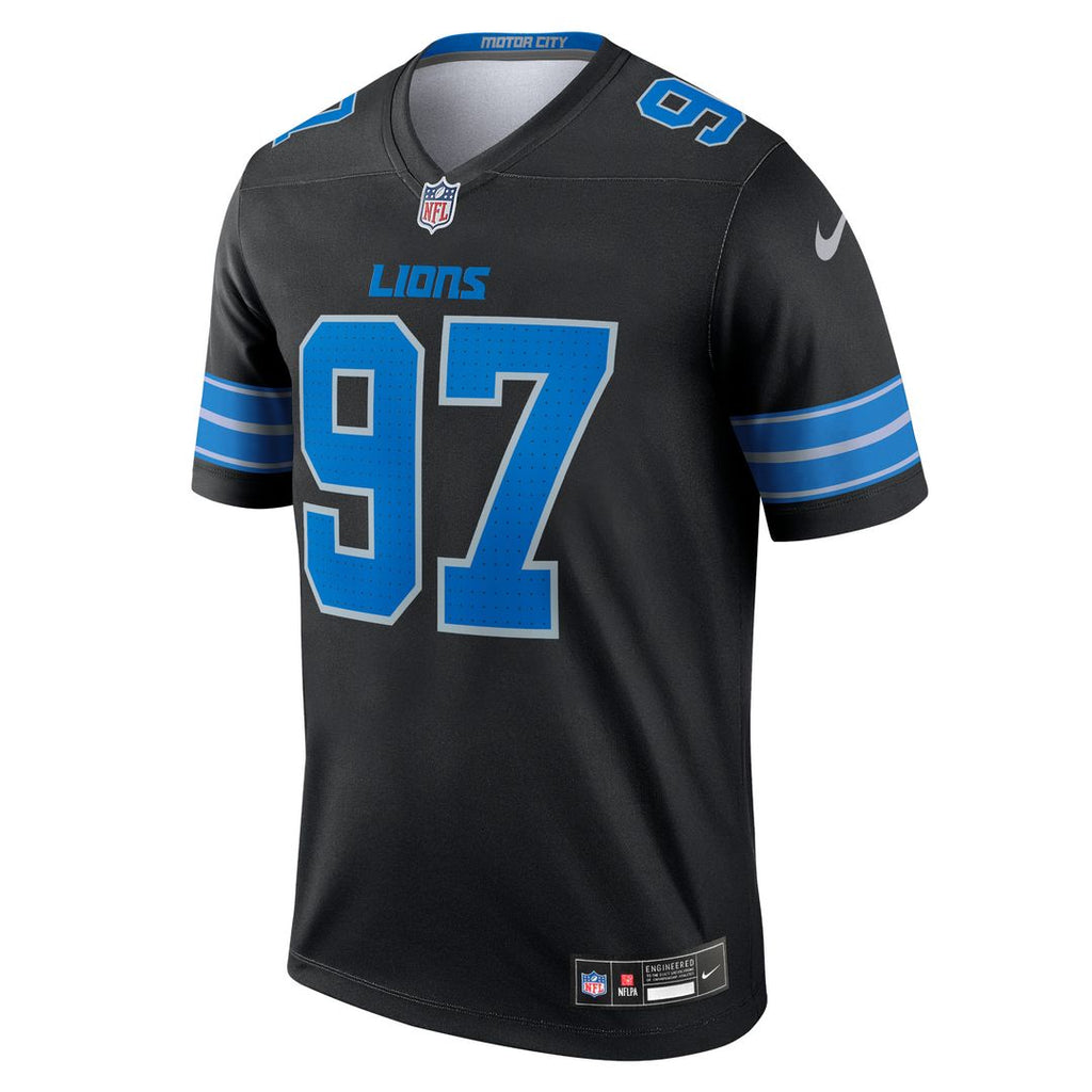 Aidan Hutchinson Detroit Lions Nike Legend Player Performance Top - Black NFL Fan Gear Popular Style