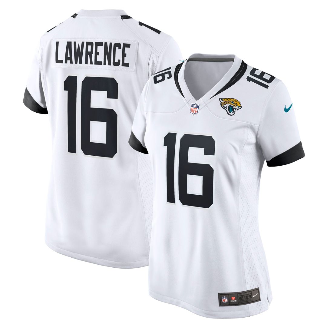 Trevor Lawrence Jacksonville Jaguars Nike Women's Game Jersey - White Official NFL Team Apparel Football Fan Gear