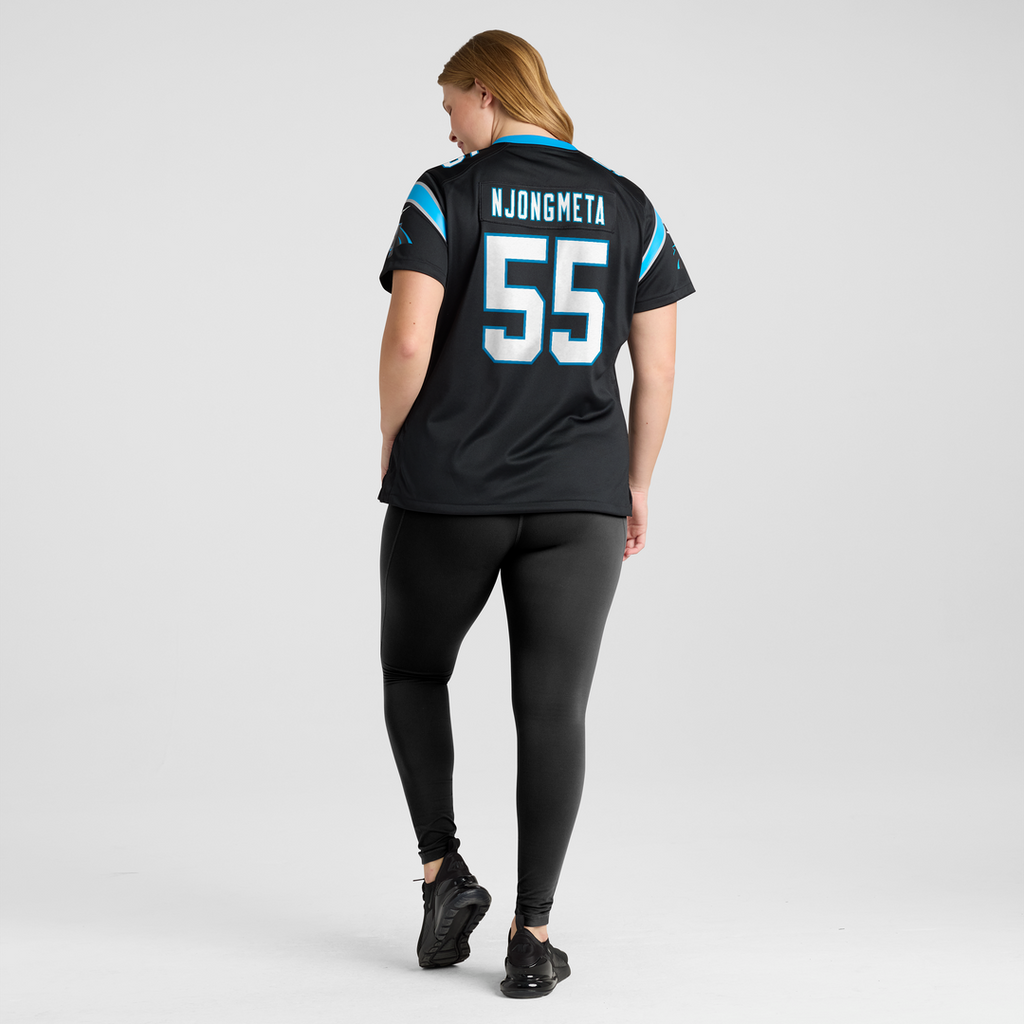 Maema Njongmeta Carolina Panthers Nike Women's Team Game Jersey - Black Official NFL Team Apparel Football Fan Gear