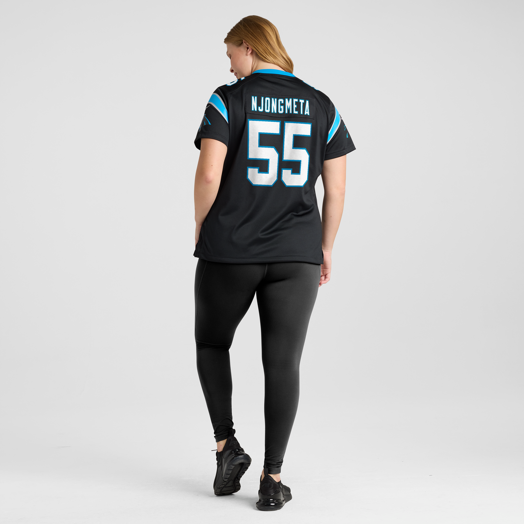 Maema Njongmeta Carolina Panthers Nike Women's Team Game Jersey - Black Official NFL Team Apparel Football Fan Gear