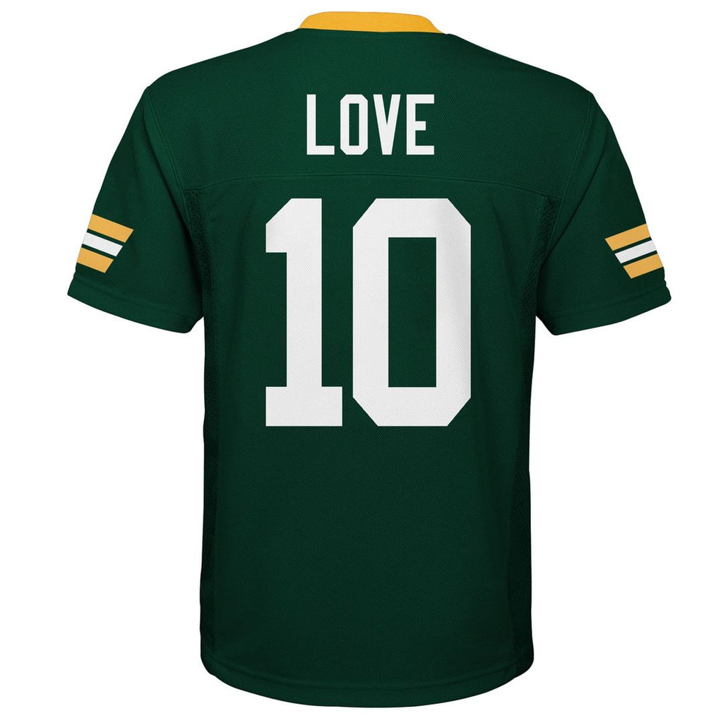 Jordan Love Green Bay Packers Outerstuff Preschool Replica Player Jersey - Green Official NFL Team Apparel Football Fan Gear