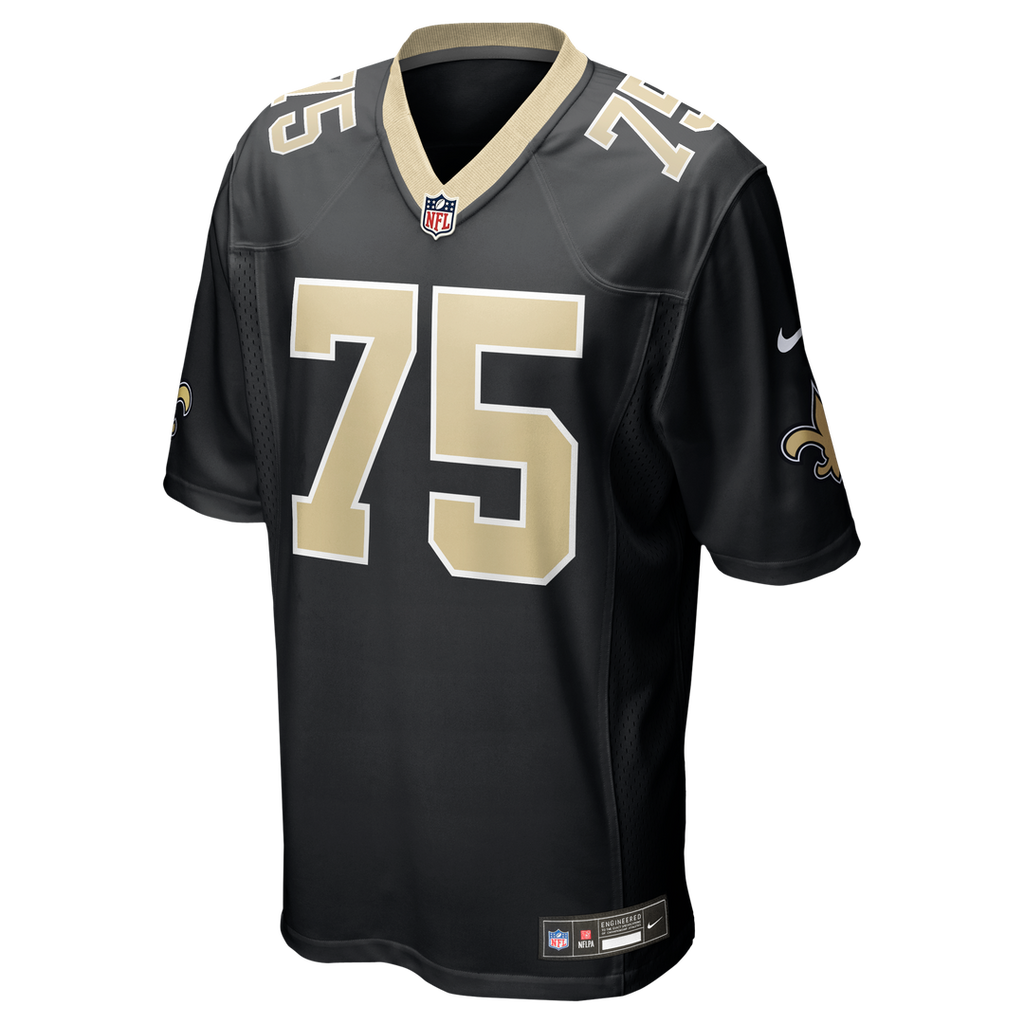 Taliese Fuaga New Orleans Saints Nike Game Jersey - Black Official NFL Team Apparel Football Fan Gear
