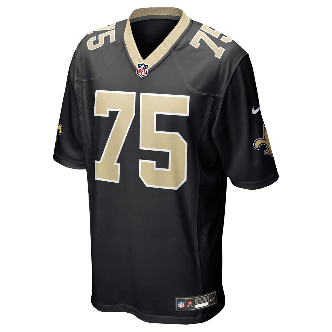 Taliese Fuaga New Orleans Saints Nike Game Jersey - Black Official NFL Team Apparel Football Fan Gear