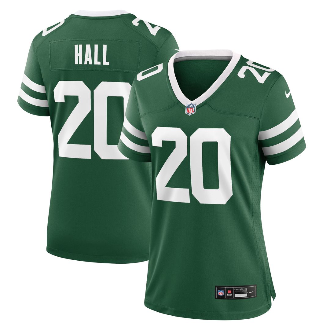 Breece Hall New York Jets Nike Women's Alternate Game Jersey - Legacy Black Official NFL Team Apparel Football Fan Gear