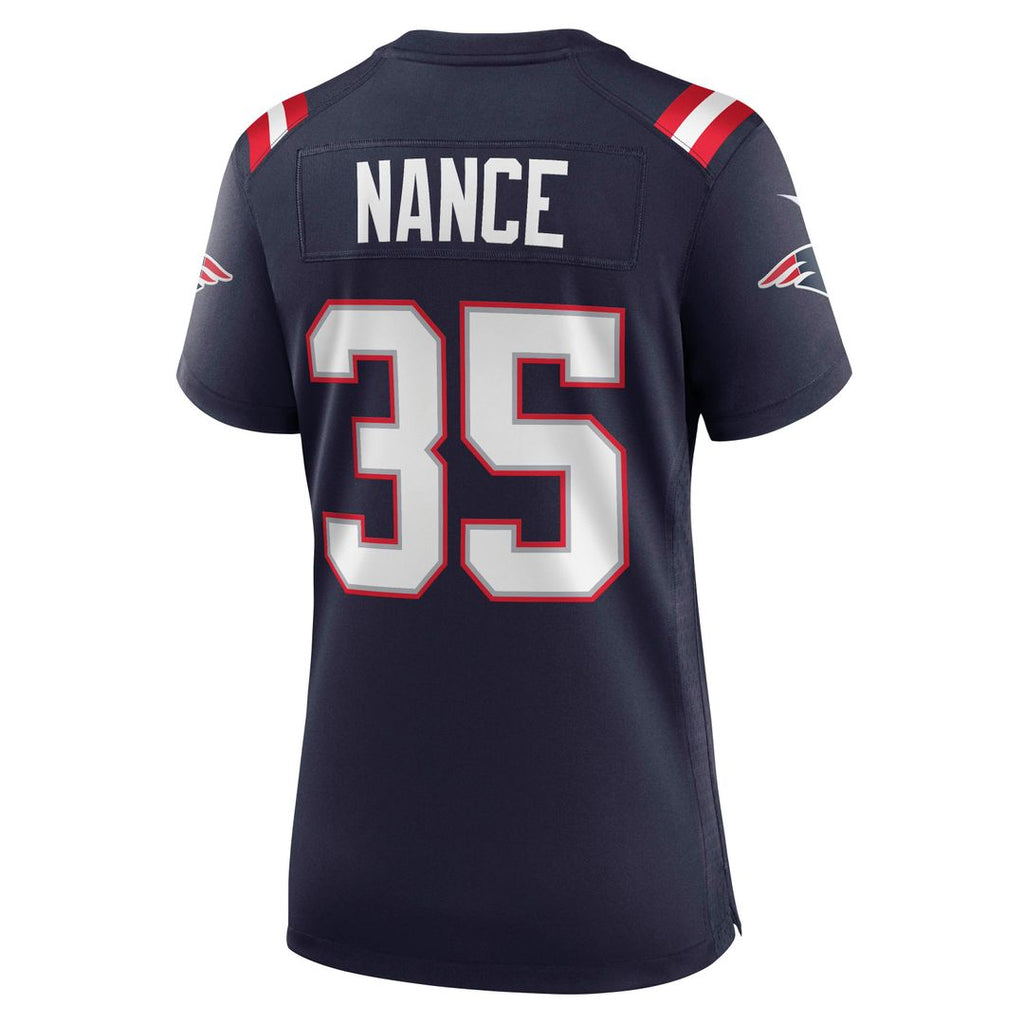 Jim Nance New England Patriots Nike Women's Retired Player Jersey - Navy Official NFL Team Apparel Football Fan Gear