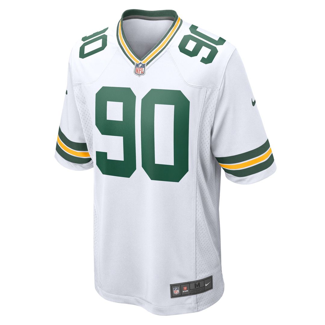 Lukas Van Ness Green Bay Packers Nike Game Jersey - White Official NFL Team Apparel Football Fan Gear
