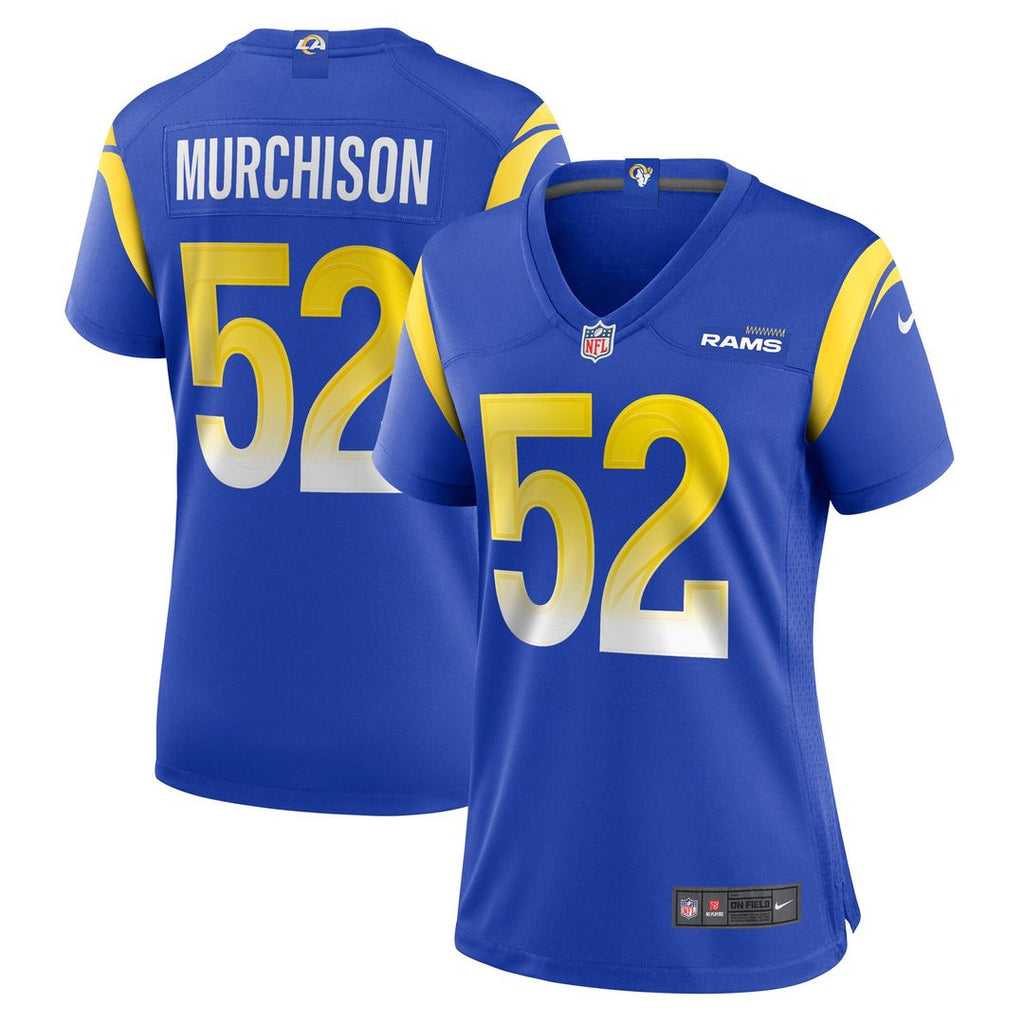 Larrell Murchison Los Angeles Rams Nike Women's Team Game Jersey - Royal Official NFL Team Apparel Football Fan Gear