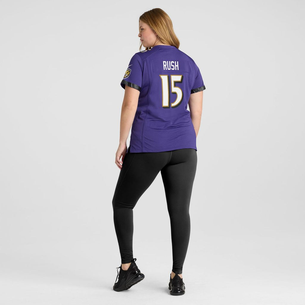 Cooper Rush Baltimore Ravens Nike Women's Team Game Jersey - Purple Official NFL Team Apparel Football Fan Gear