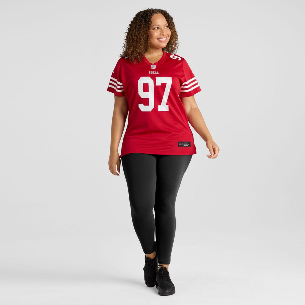 Nick Bosa San Francisco 49ers Nike Women's Player Jersey - Scarlet Official NFL Team Apparel Football Fan Gear