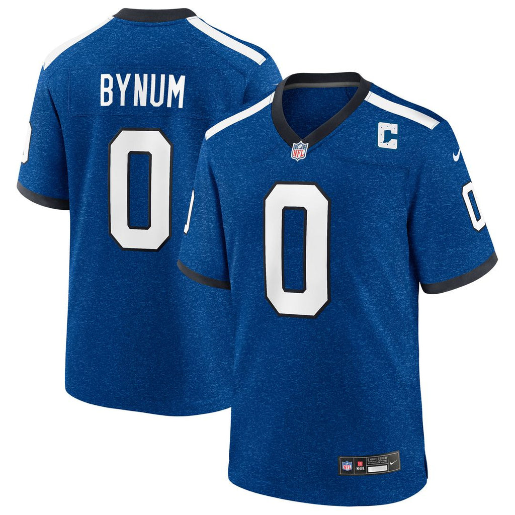 Camryn Bynum Indianapolis Colts Nike Alternate 2 Indiana Nights Game Jersey - Heather Royal Official NFL Team Apparel Football Fan Gear