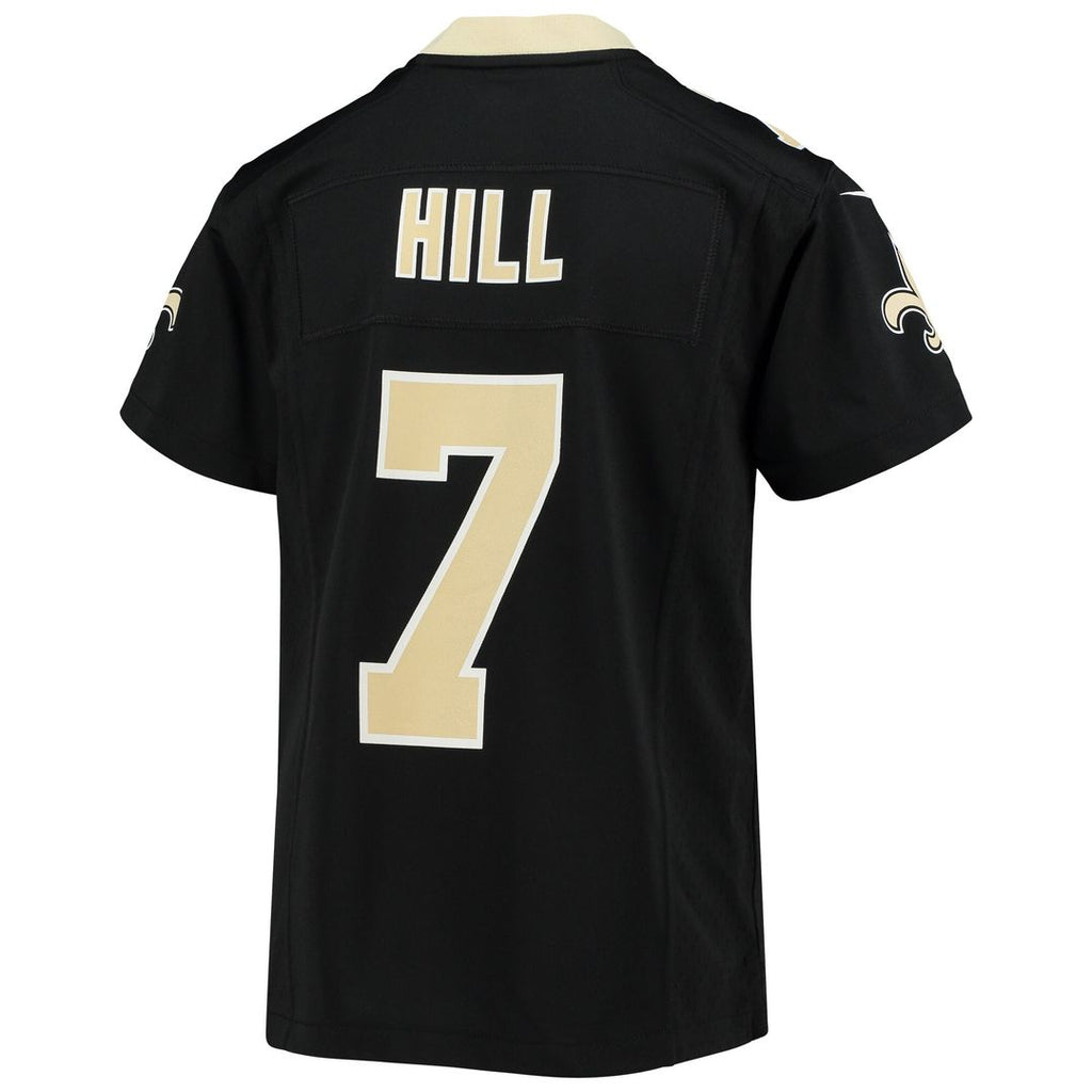 Taysom Hill New Orleans Saints Nike Youth Game Jersey - Black Official NFL Team Apparel Football Fan Gear