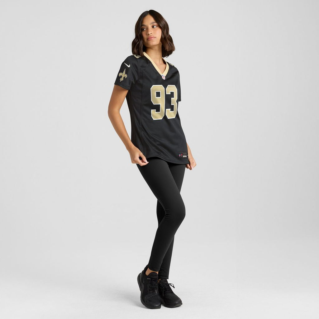 Nathan Shepherd New Orleans Saints Nike Women's Game Jersey - Black Official NFL Team Apparel Football Fan Gear