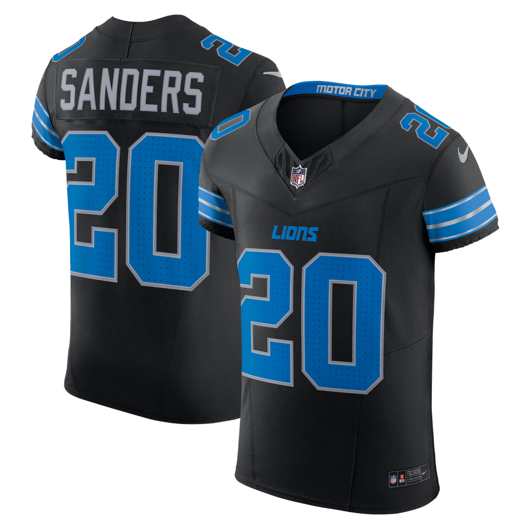 Barry Sanders Detroit Lions Nike Vapor F.U.S.E. Elite Jersey - Blue Official NFL Team Apparel Football Fan Gear