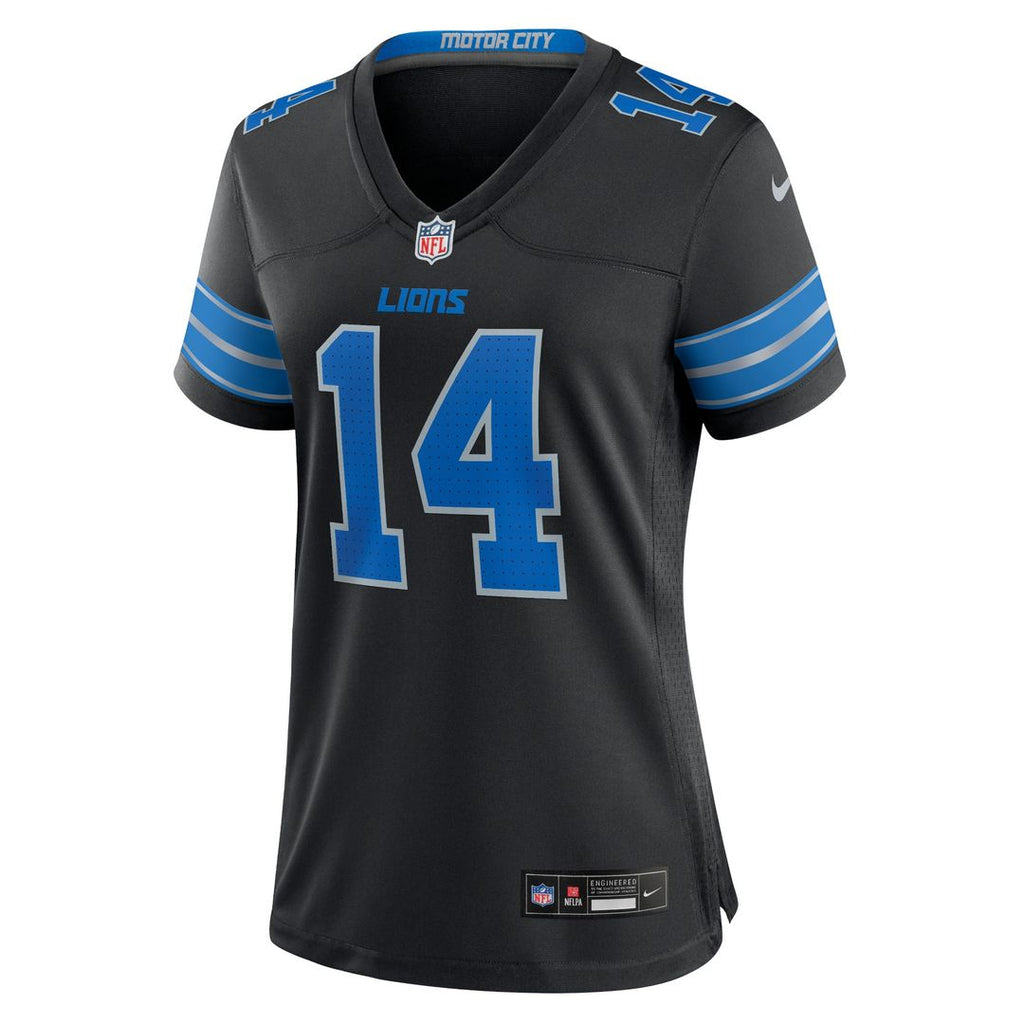 Amon-Ra St. Brown Detroit Lions Nike Women's Team Game Jersey - Blue Official NFL Team Apparel Football Fan Gear