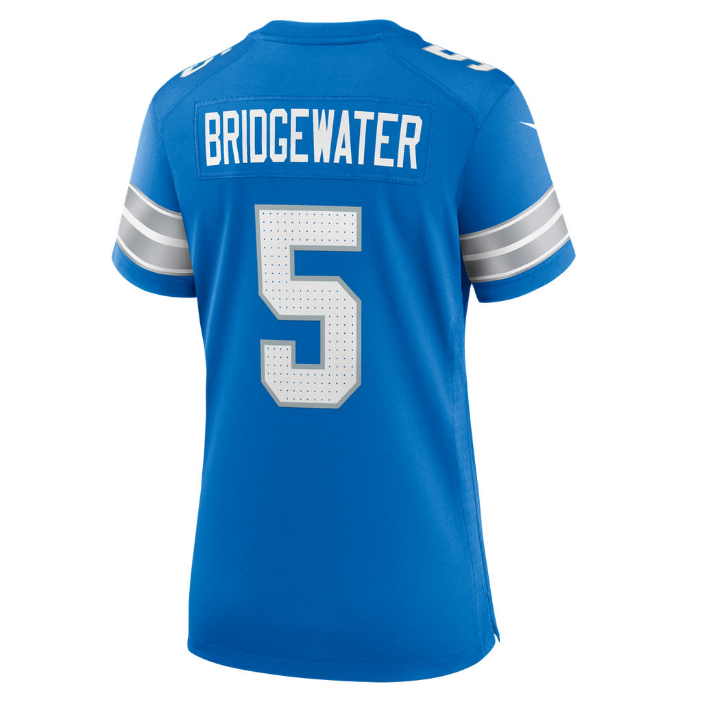 Teddy Bridgewater Detroit Lions Nike Women's Team Game Jersey - Blue Official NFL Team Apparel Football Fan Gear