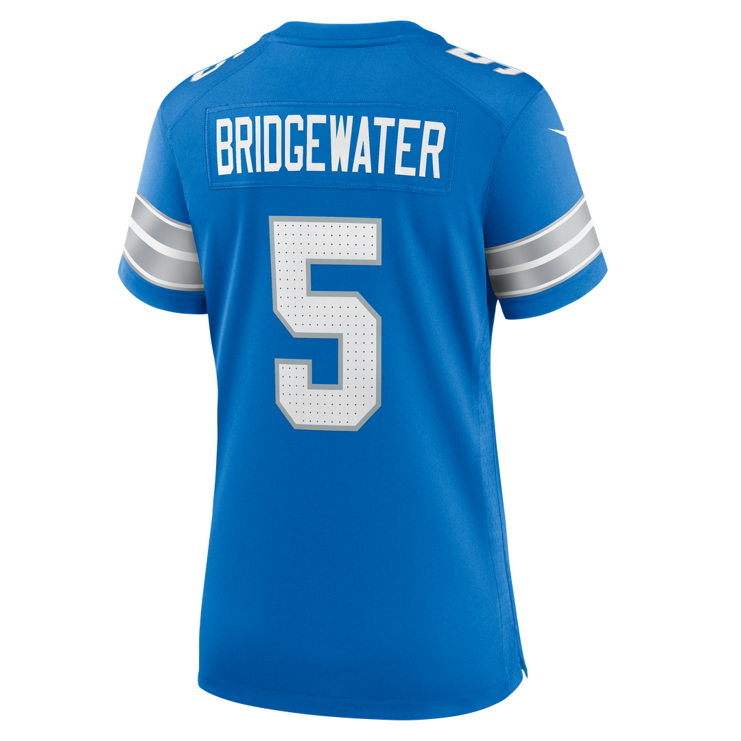 Teddy Bridgewater Detroit Lions Nike Women's Team Game Jersey - Blue Official NFL Team Apparel Football Fan Gear