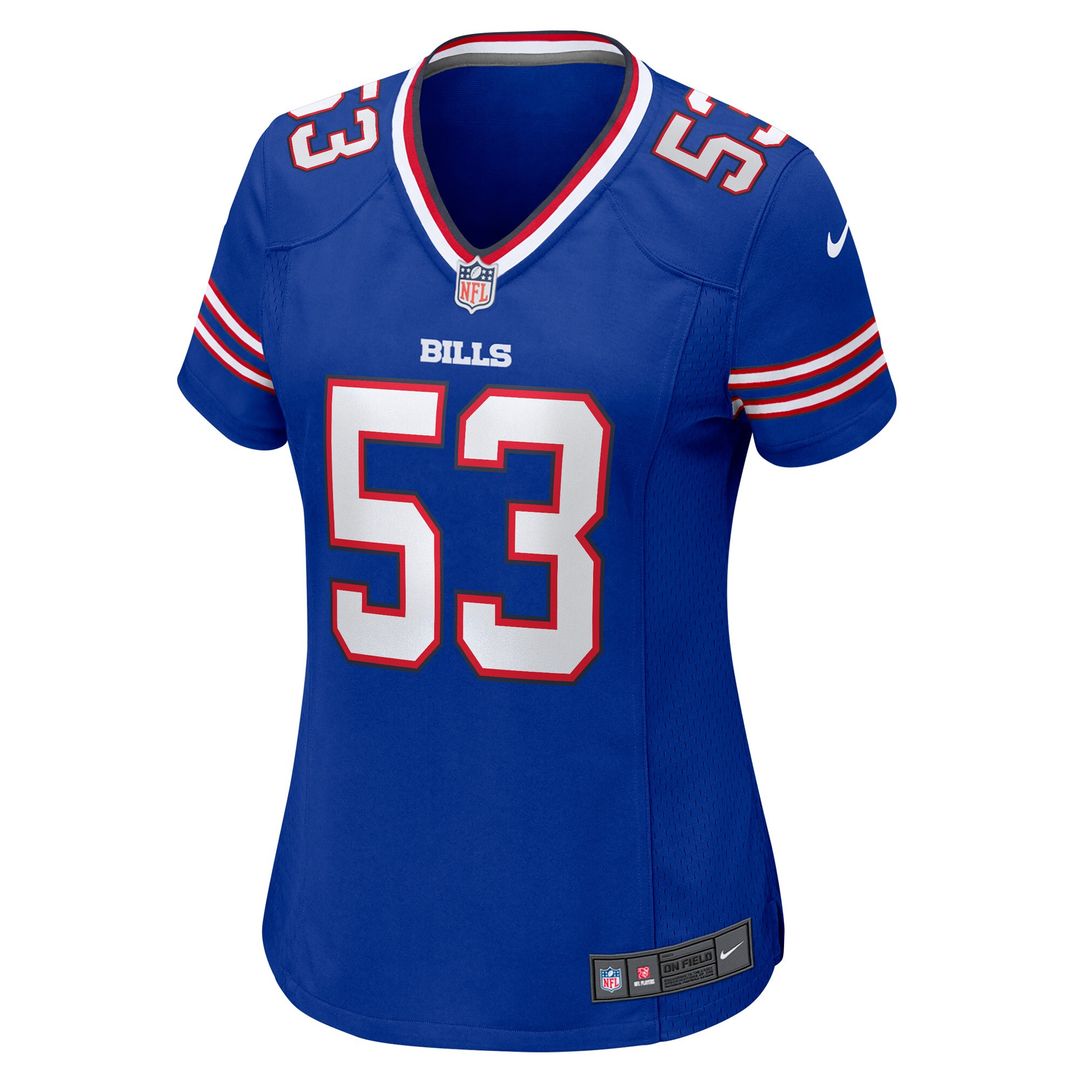 Tyrel Dodson Buffalo Bills Nike Women's Game Jersey - Royal Official NFL Team Apparel Football Fan Gear