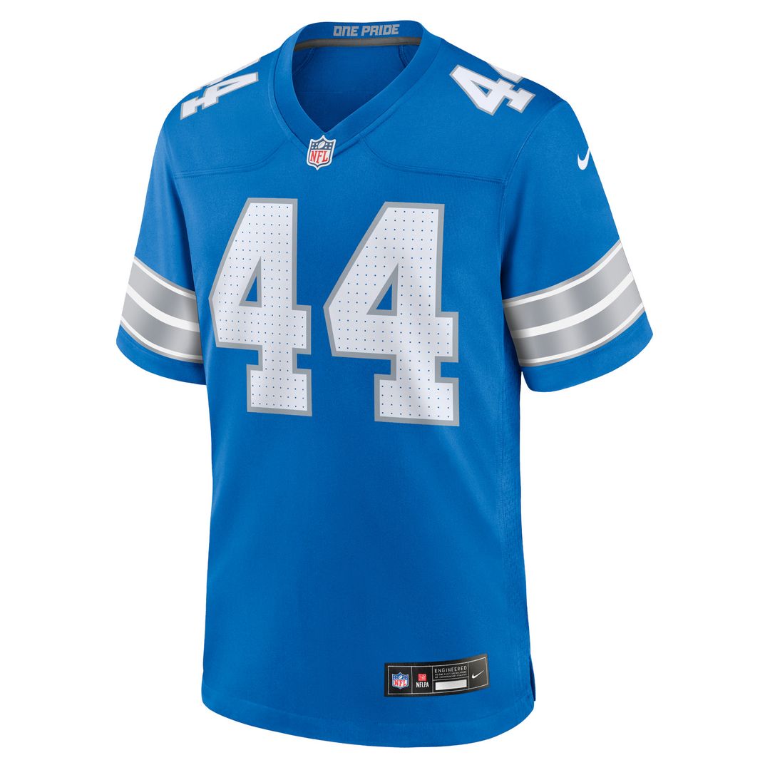 Malcolm Rodriguez Detroit Lions Nike Game Jersey - Blue Official NFL Team Apparel Football Fan Gear