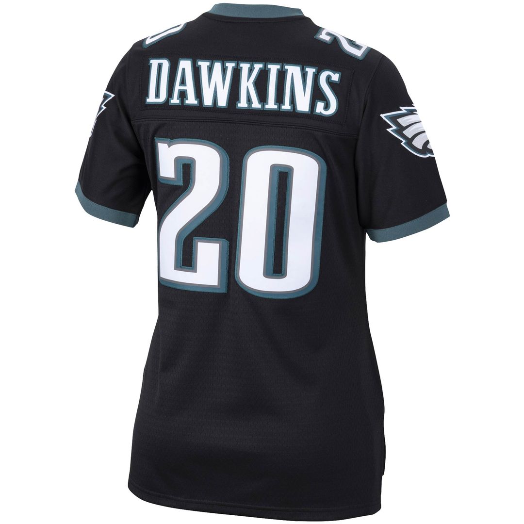 Brian Dawkins Philadelphia Eagles Mitchell & Ness Women's Legacy Replica Team Jersey - Black Official NFL Team Apparel Football Fan Gear