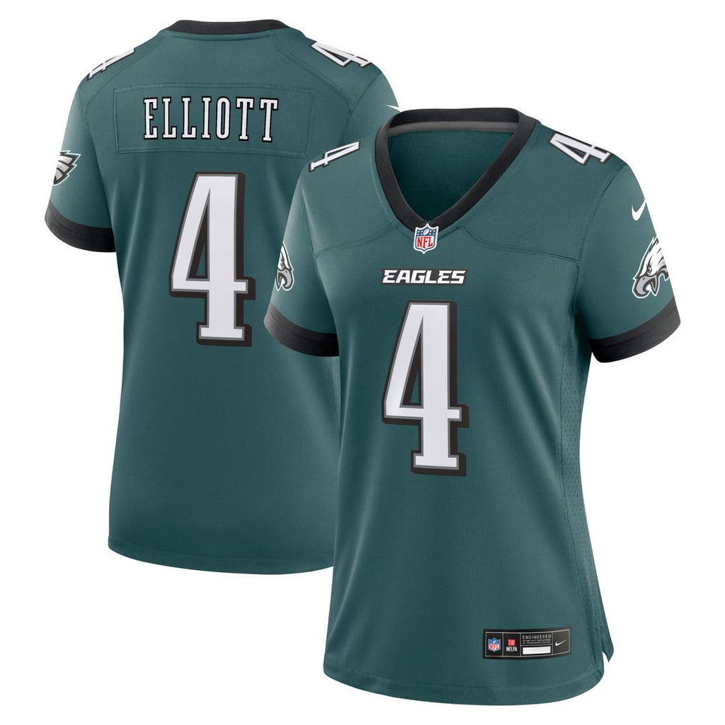 Jake Elliott Philadelphia Eagles Nike Women's Team Game Jersey - Midnight Green Official NFL Team Apparel Football Fan Gear