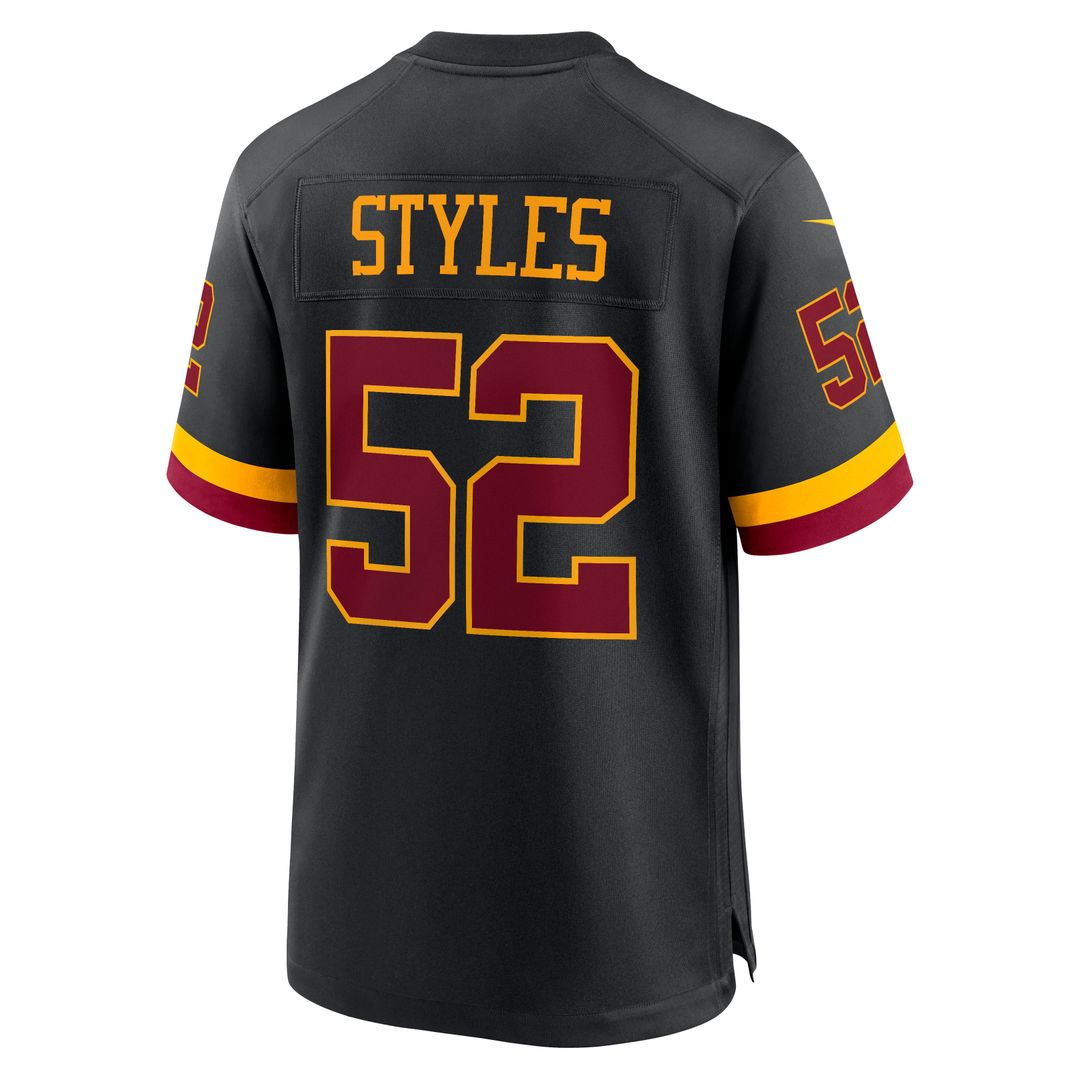 Sonny Styles Washington Commanders Nike Game Player Jersey - Black Official NFL Team Apparel Football Fan Gear