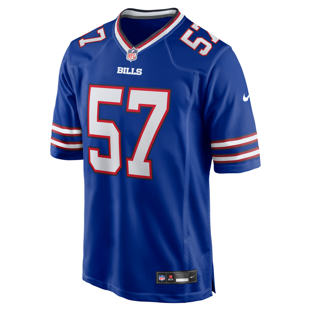 A.J. Epenesa Buffalo Bills Nike Game Player Jersey - Royal Official NFL Team Apparel Football Fan Gear