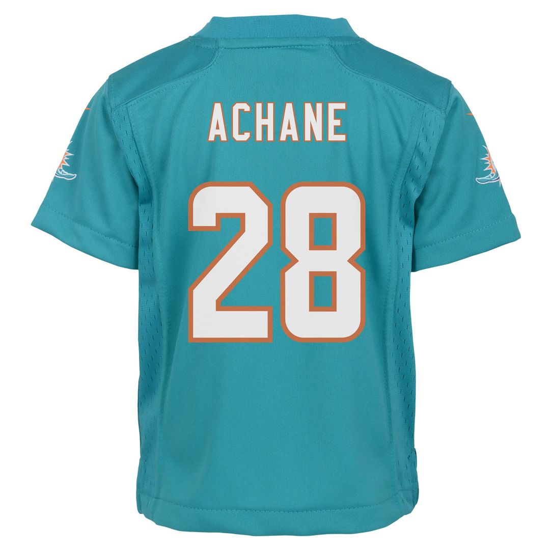 De’Von Achane Miami Dolphins Nike Infant Team Player Game Jersey - Aqua Official NFL Team Apparel Football Fan Gear