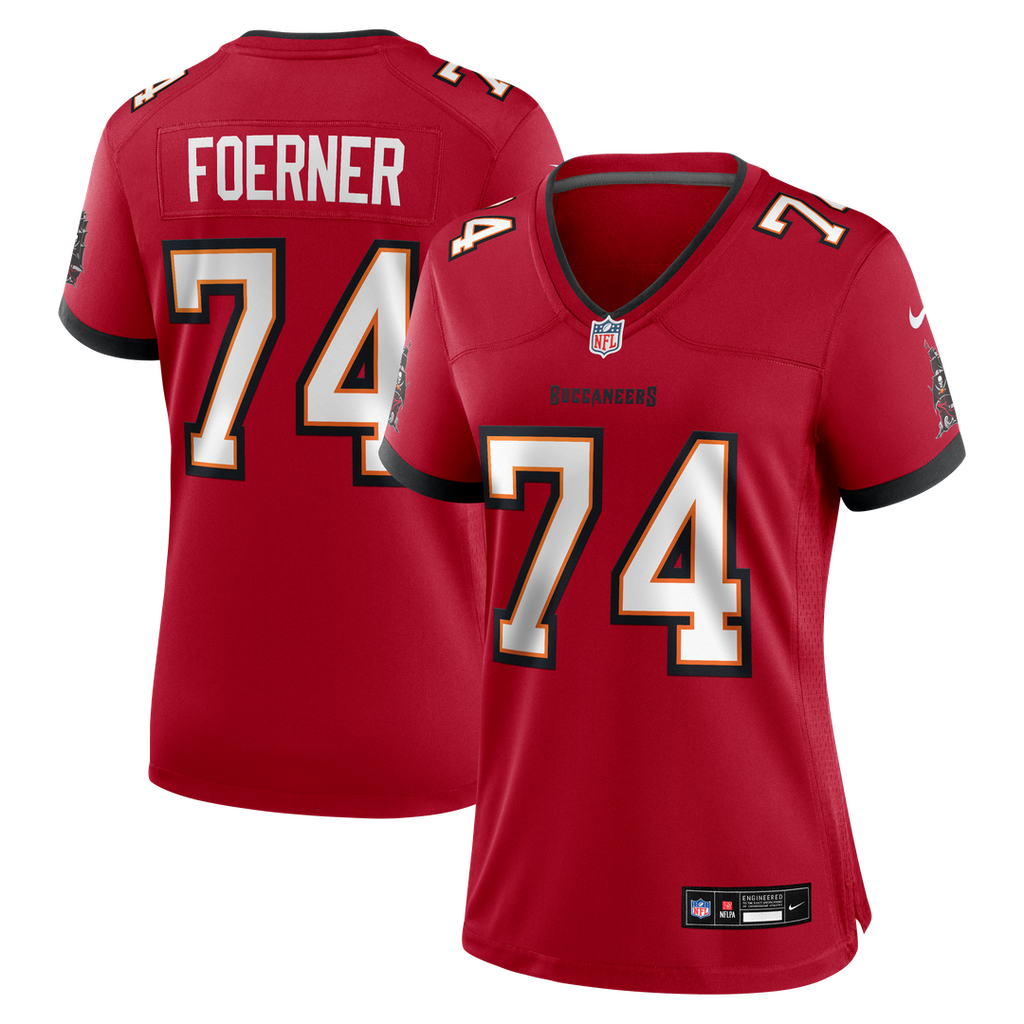 Marshall Foerner Tampa Bay Buccaneers Nike Women's Team Game Jersey - Red Official NFL Team Apparel Football Fan Gear