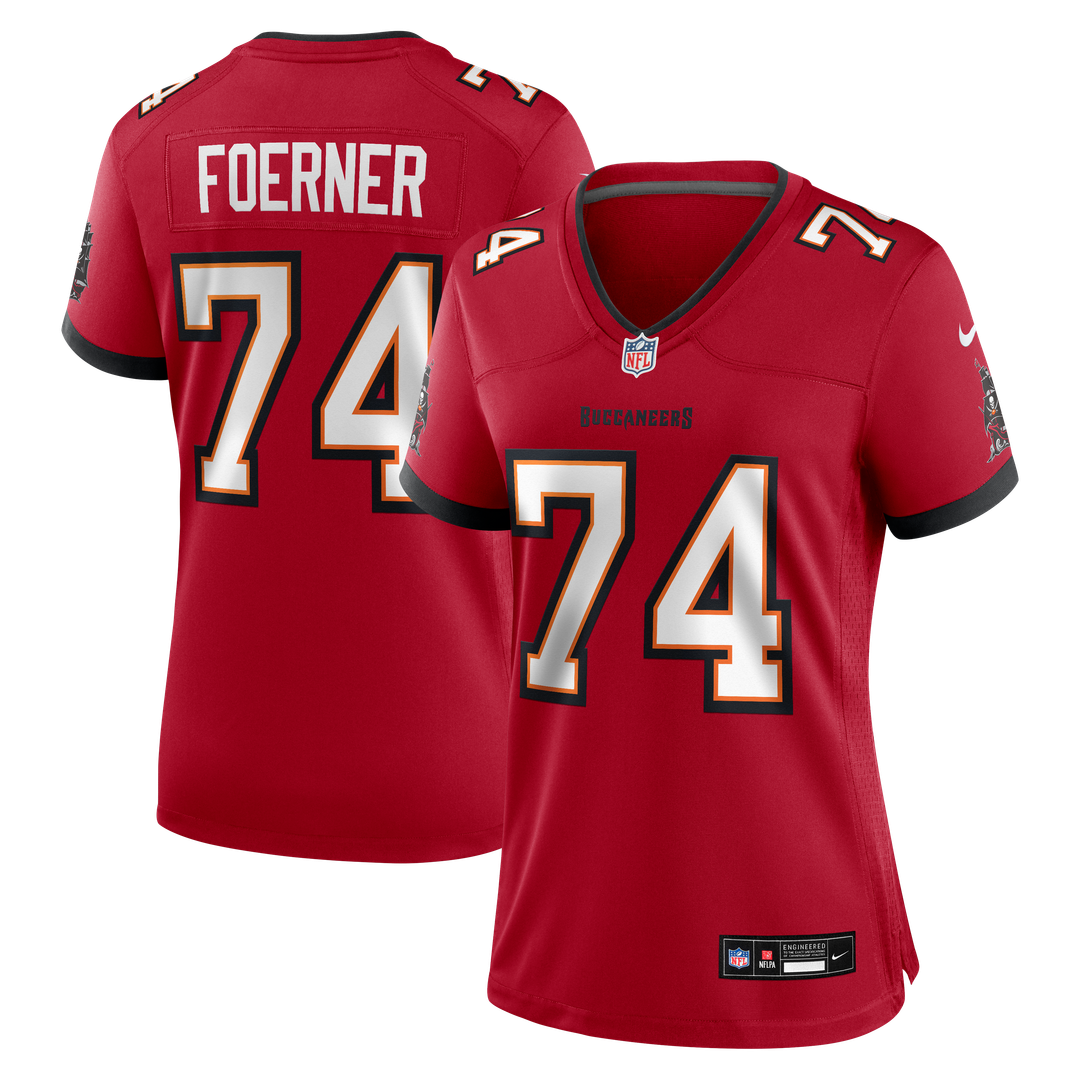 Marshall Foerner Tampa Bay Buccaneers Nike Women's Team Game Jersey - Red Official NFL Team Apparel Football Fan Gear