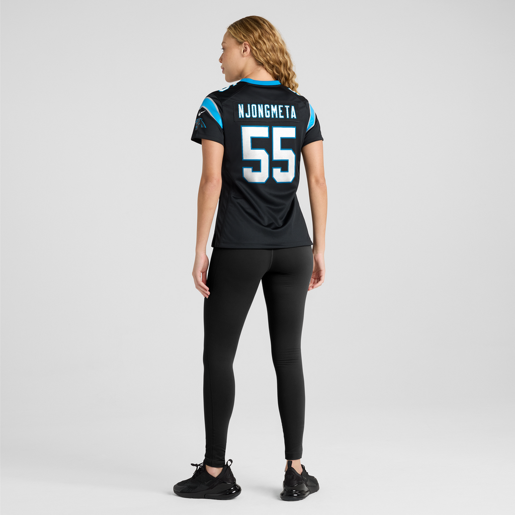 Maema Njongmeta Carolina Panthers Nike Women's Team Game Jersey - Black Official NFL Team Apparel Football Fan Gear