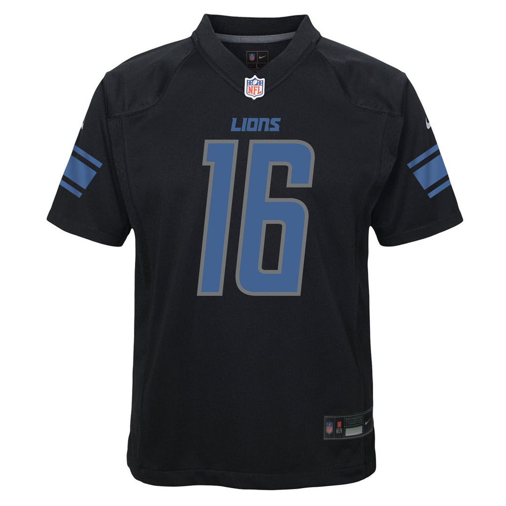 Jared Goff Detroit Lions Nike Youth Game Jersey - Black Official NFL Team Apparel Football Fan Gear