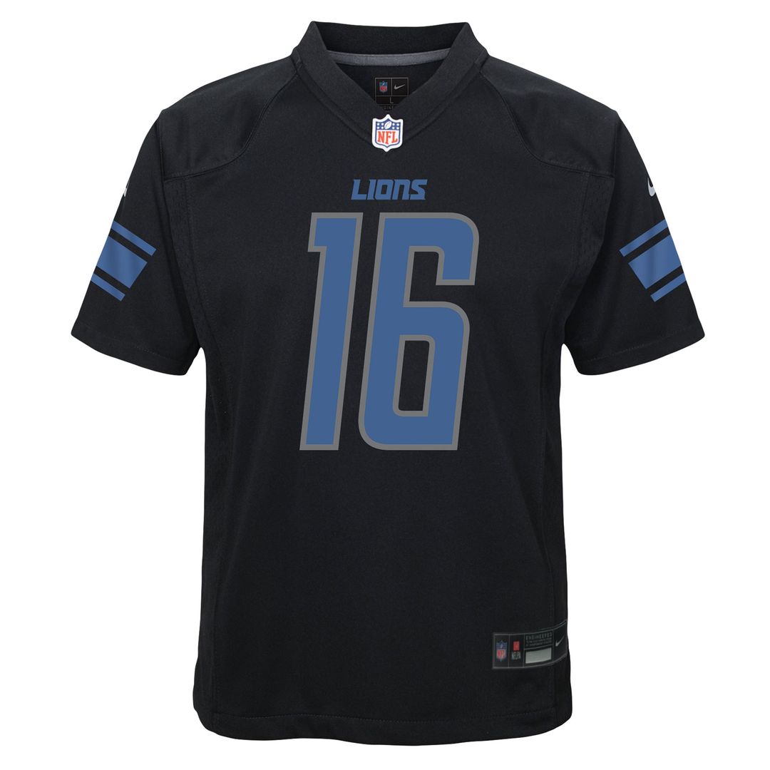 Jared Goff Detroit Lions Nike Youth Game Jersey - Black Official NFL Team Apparel Football Fan Gear