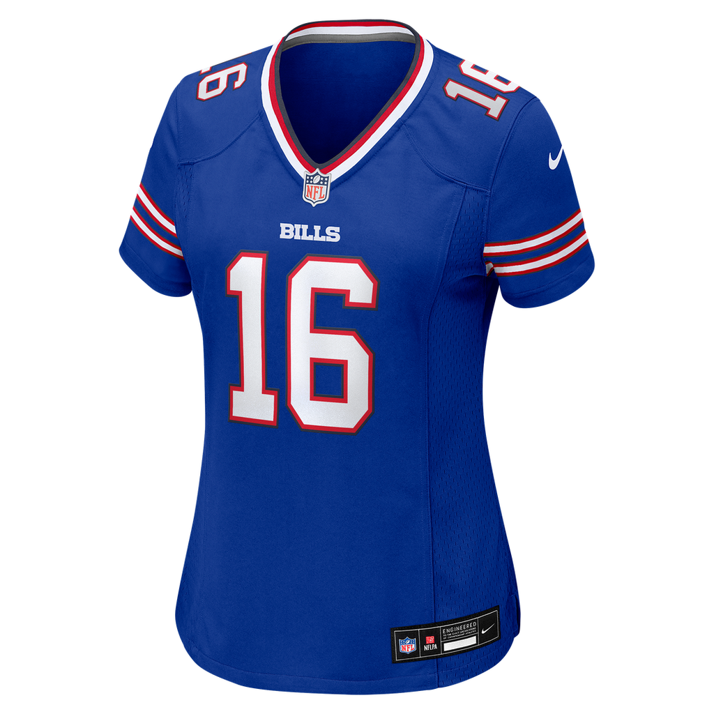 Tyler Bass Buffalo Bills Nike Women's Team Game Jersey - Royal Official NFL Team Apparel Football Fan Gear