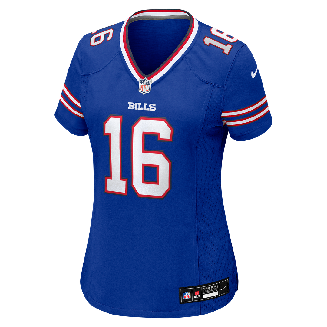 Tyler Bass Buffalo Bills Nike Women's Team Game Jersey - Royal Official NFL Team Apparel Football Fan Gear