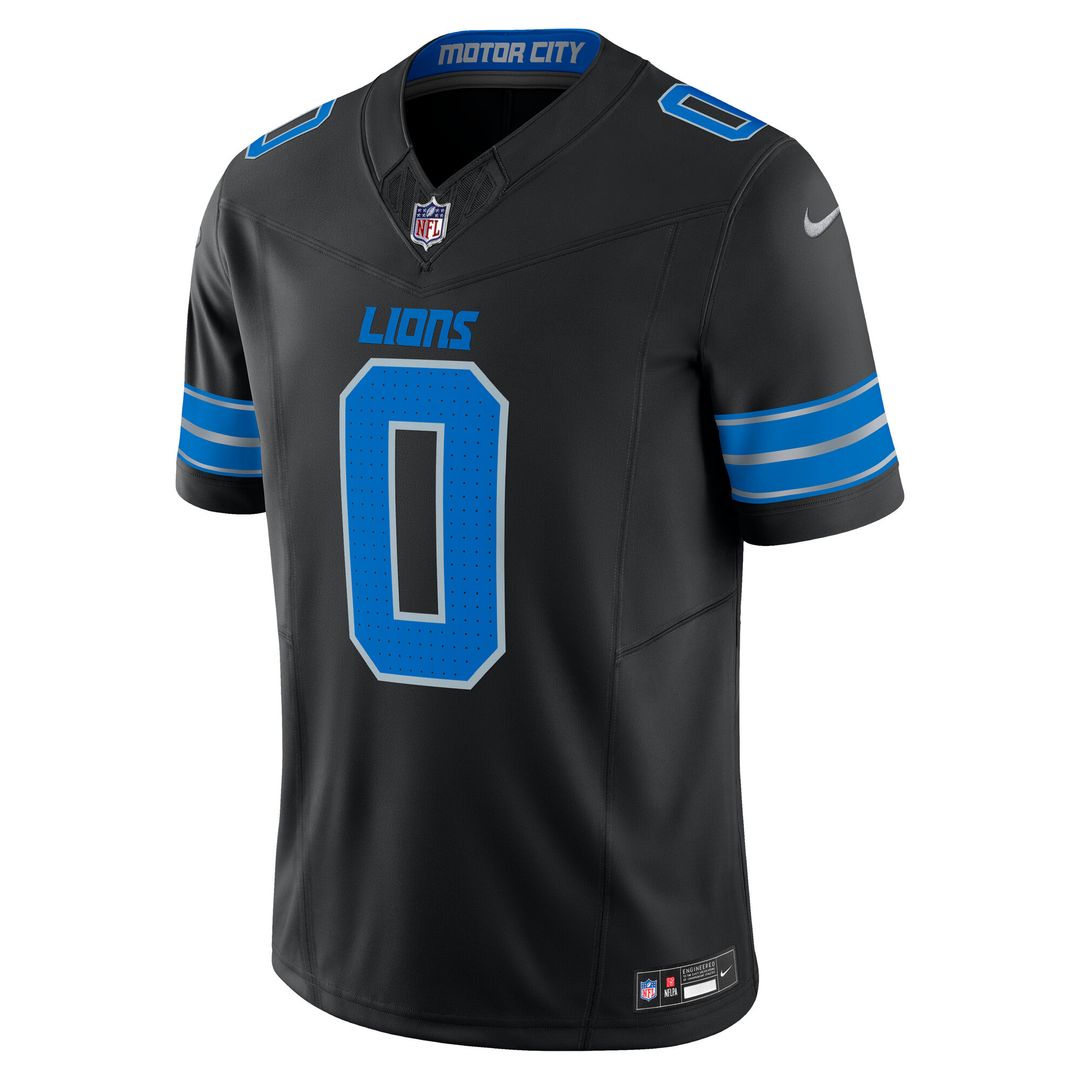 Jahmyr Gibbs Detroit Lions Nike Vapor F.U.S.E. Limited Jersey - Blue Official NFL Team Apparel Football Fan Gear