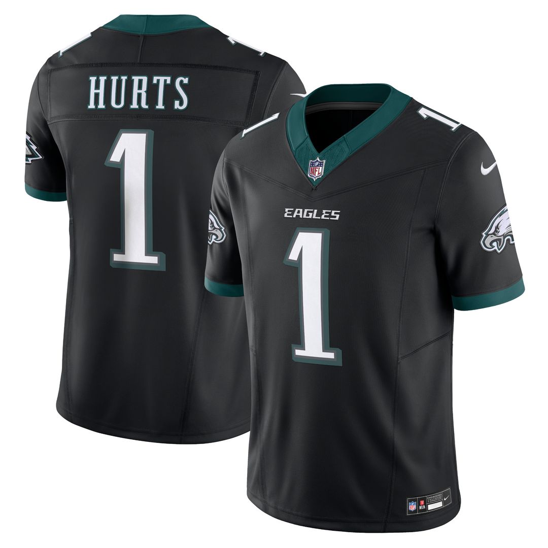 Jalen Hurts Philadelphia Eagles Nike Alternate Vapor F.U.S.E. Limited Jersey - Black Official NFL Team Apparel Football Fan Gear