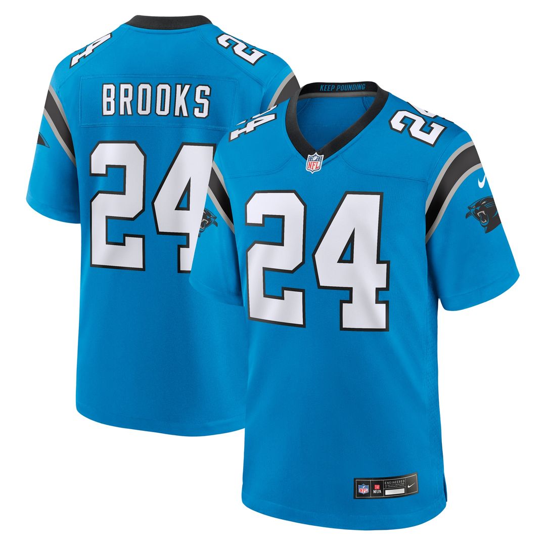 Jonathon Brooks Carolina Panthers Nike Alternate Game Player Jersey - Blue Official NFL Team Apparel Football Fan Gear