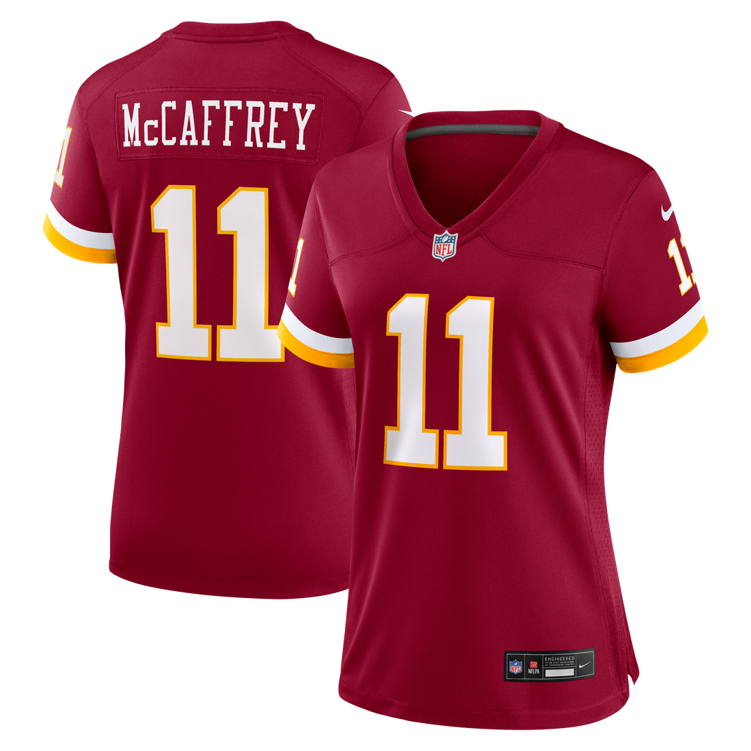 Luke McCaffrey Washington Commanders Nike Women's Hail Raiser Alternate Game Jersey - Black Official NFL Team Apparel Football Fan Gear