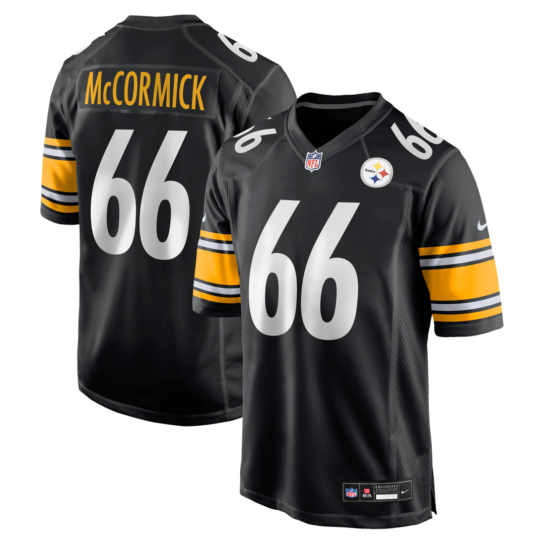 Mason McCormick Pittsburgh Steelers Nike Game Jersey - Black Official NFL Team Apparel Football Fan Gear
