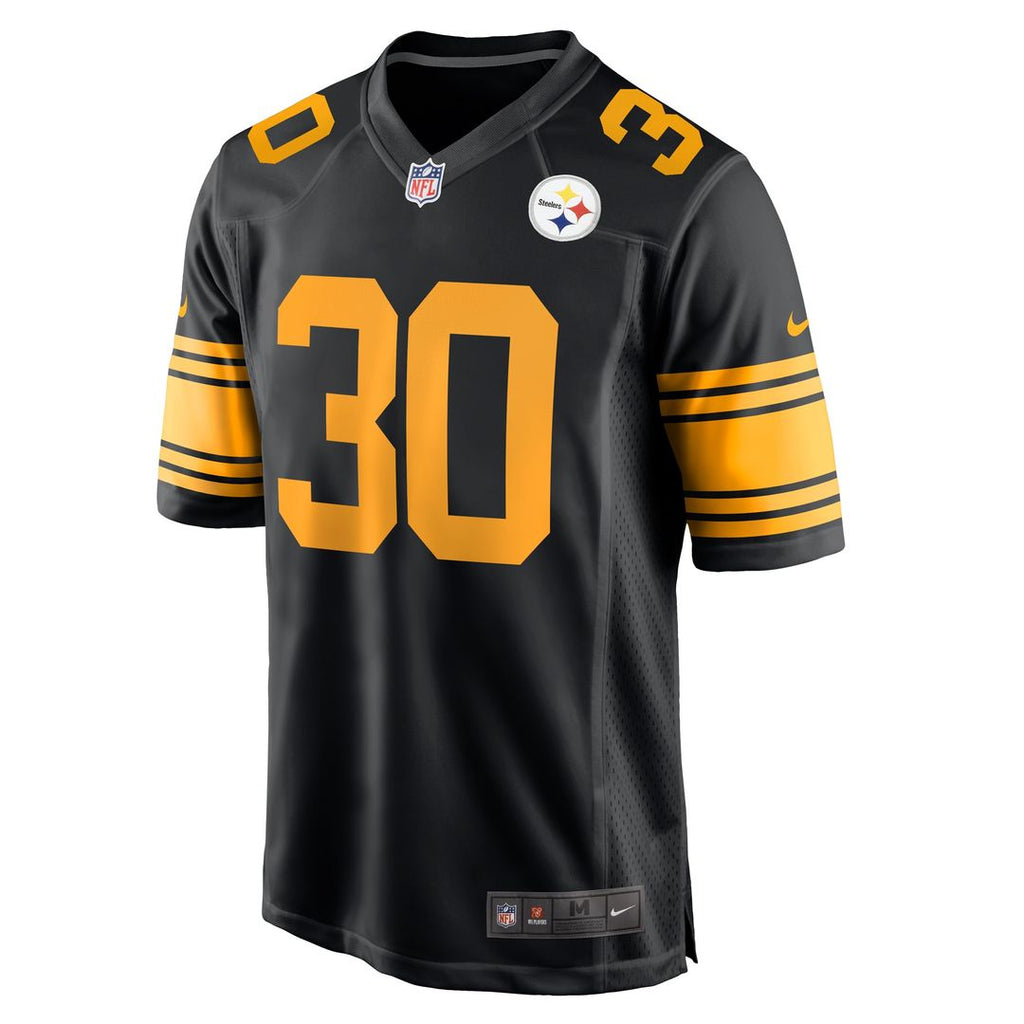 Jaylen Warren Pittsburgh Steelers Nike Alternate Game Jersey - Black Official NFL Team Apparel Football Fan Gear
