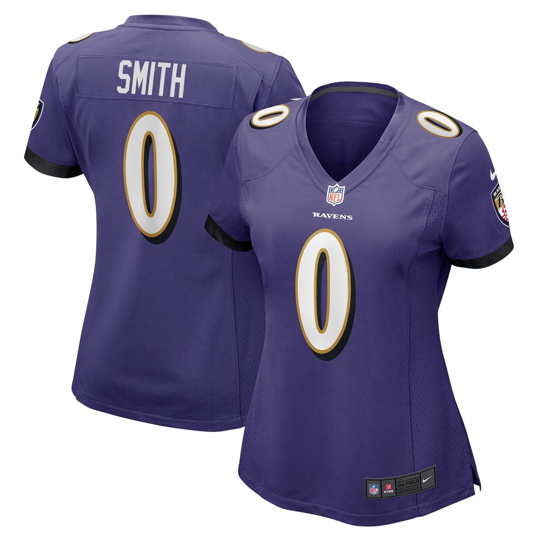 Roquan Smith Baltimore Ravens Nike Women's Team Game Jersey - Purple Official NFL Team Apparel Football Fan Gear