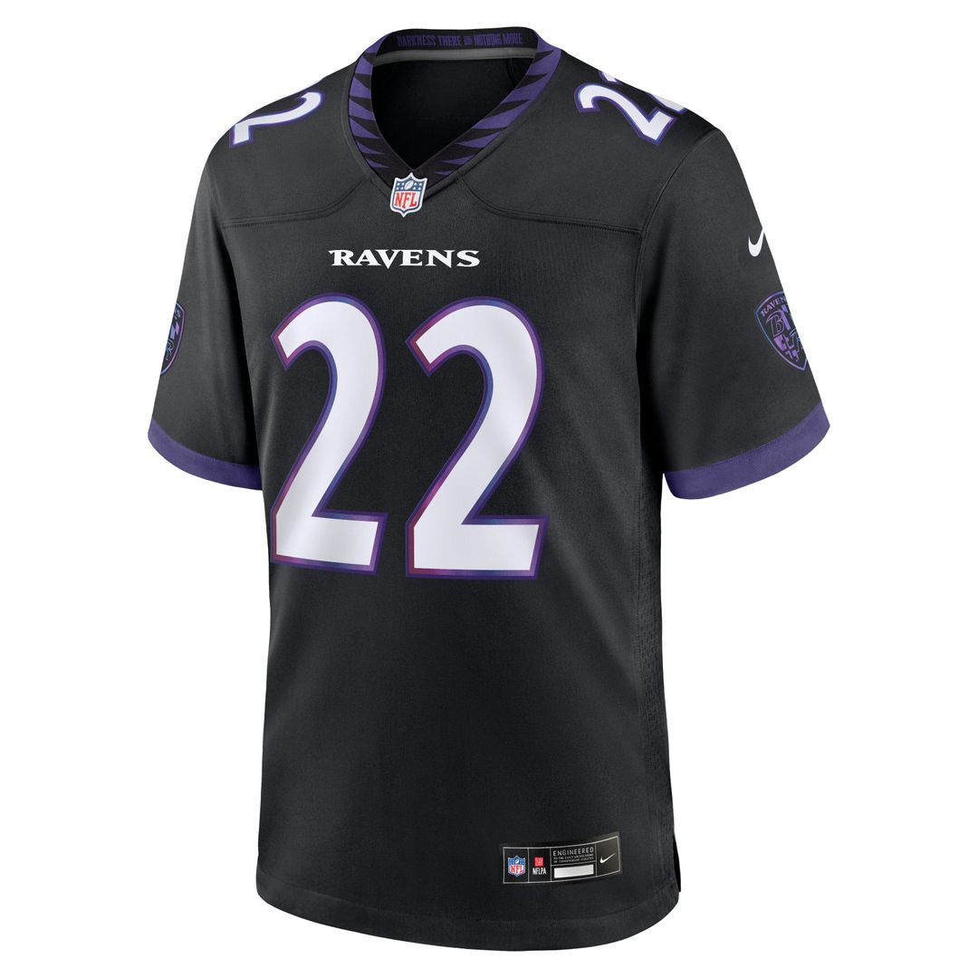 Derrick Henry Baltimore Ravens Nike Alternate Game Jersey - Black Official NFL Team Apparel Football Fan Gear