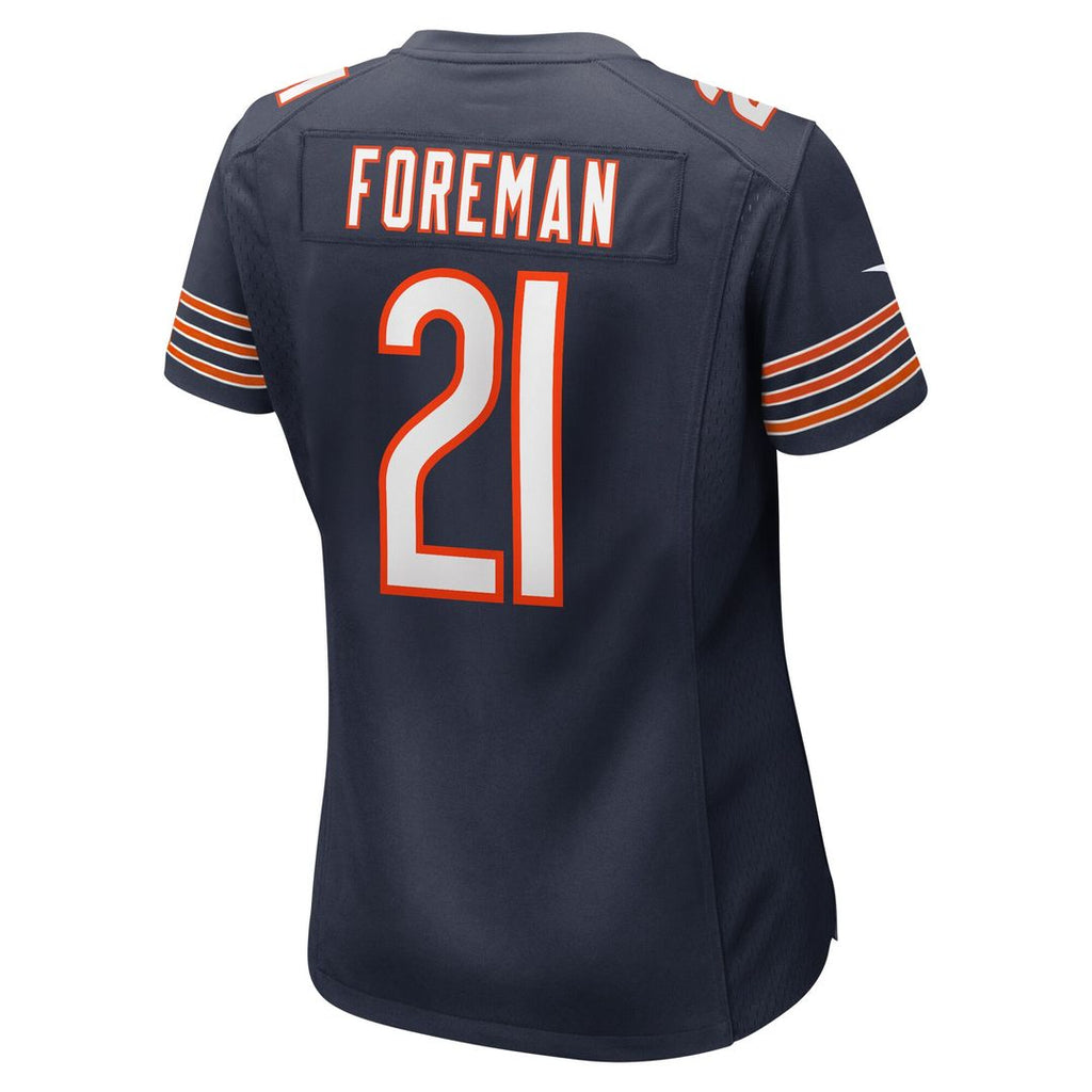 D'Onta Foreman Chicago Bears Nike Women's Game Jersey - Navy Official NFL Team Apparel Football Fan Gear