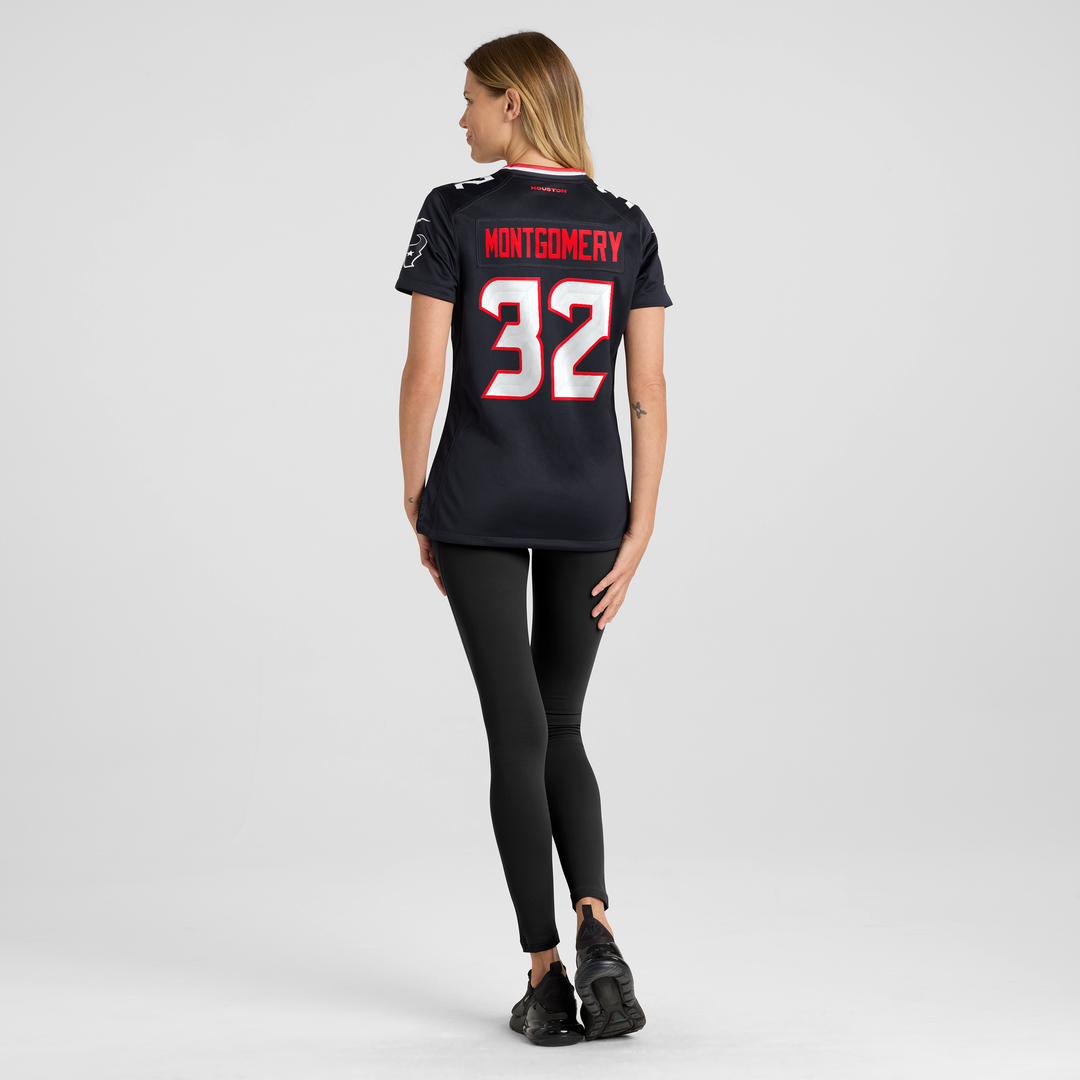 David Montgomery Houston Texans Nike Women's Game Jersey - Navy Official NFL Team Apparel Football Fan Gear