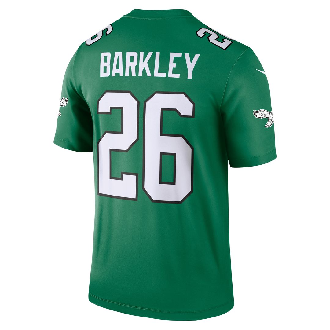 Saquon Barkley Philadelphia Eagles Nike Legend Player Performance Top - Kelly Green NFL Fan Gear Popular Style