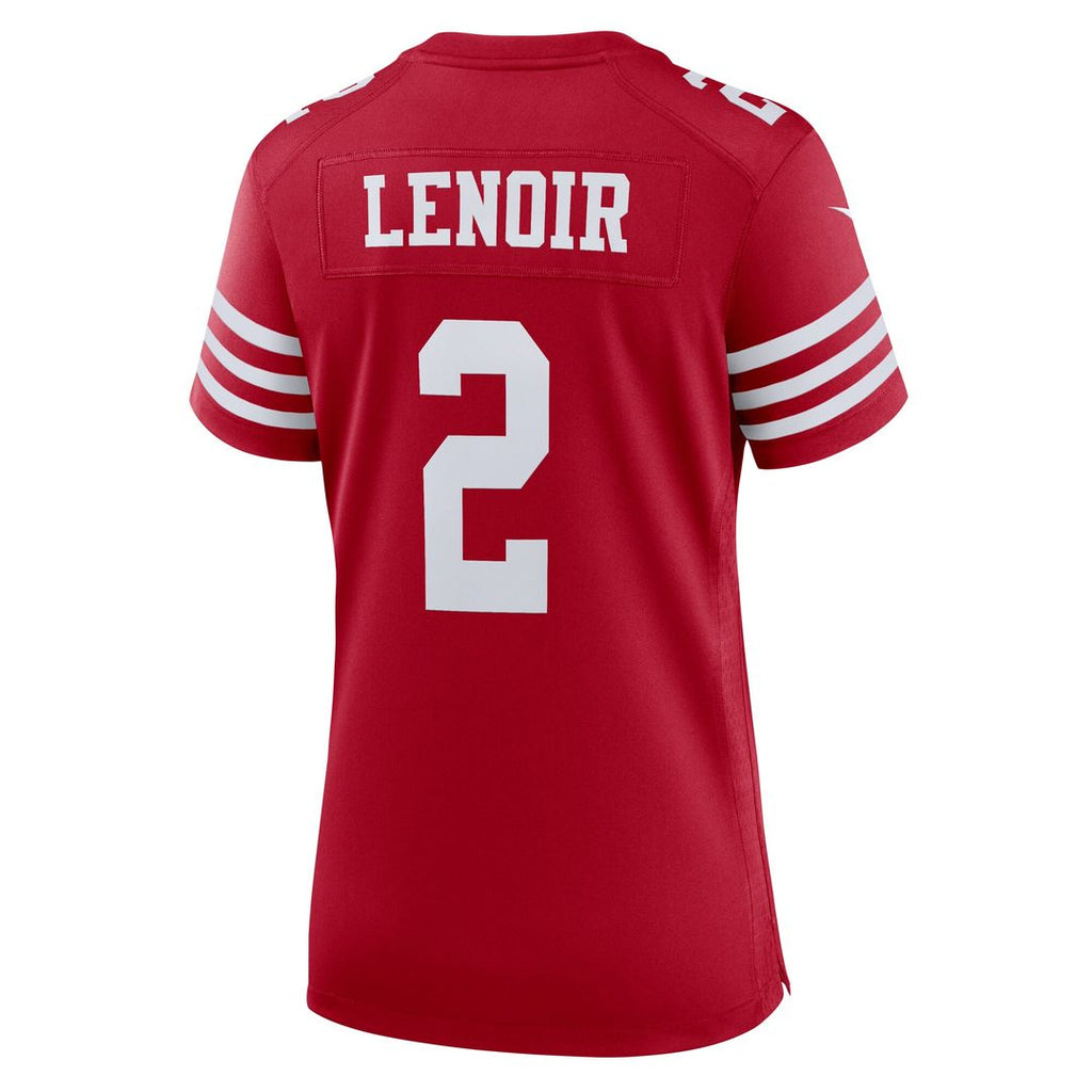 Deommodore Lenoir San Francisco 49ers Nike Women's Game Jersey - Scarlet Official NFL Team Apparel Football Fan Gear