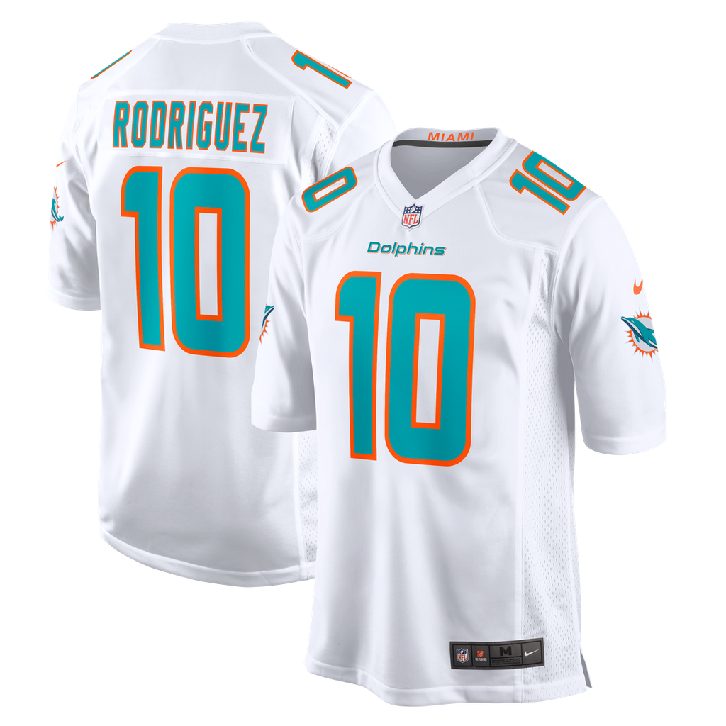 Jacob Rodriguez Miami Dolphins Nike Game Jersey - White Official NFL Team Apparel Football Fan Gear