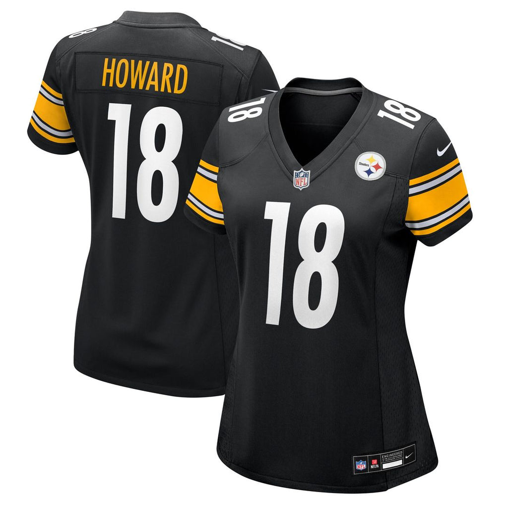Will Howard Pittsburgh Steelers Nike Women's Team Game Jersey - Black Official NFL Team Apparel Football Fan Gear